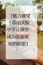 魅力课堂！乐山实验小学让课堂成为连接家校的桥梁