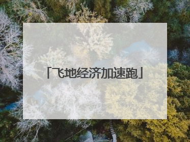 飞地经济加速跑
