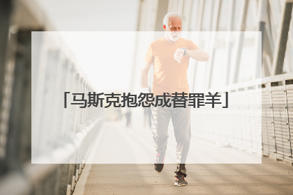 马斯克抱怨成替罪羊