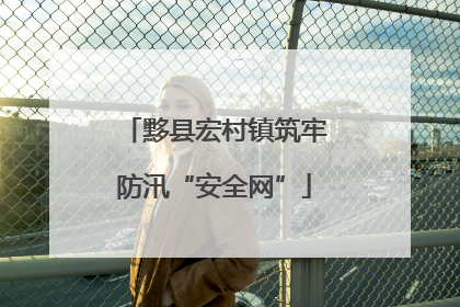 黟县宏村镇筑牢防汛“安全网”