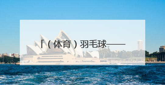 （体育）羽毛球——印尼公开赛：陈柏阳/刘毅无缘男双八强