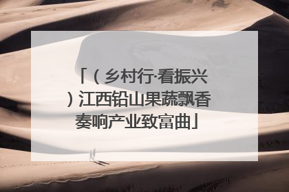 （乡村行·看振兴）江西铅山果蔬飘香 奏响产业致富曲