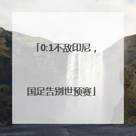 0:1不敌印尼，国足告别世预赛