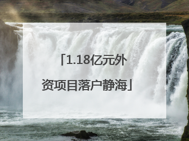 1.18亿元外资项目落户静海