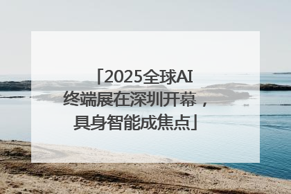 2025全球AI终端展在深圳开幕，具身智能成焦点