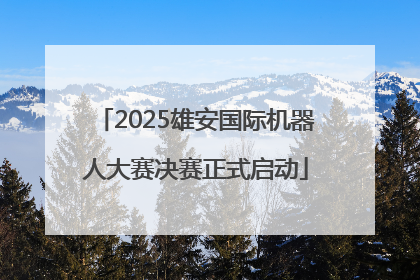 2025雄安国际机器人大赛决赛正式启动